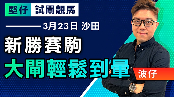 新勝賽駒 大閘輕鬆到暈