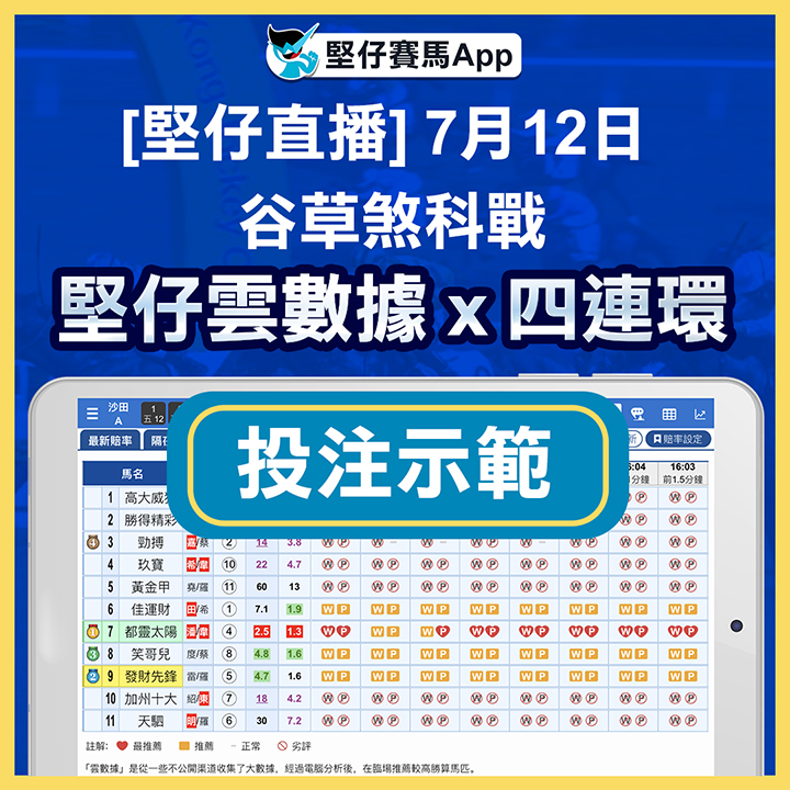 雲數據 x 四連環 — 穀草完美煞科